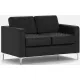 Двухместный диван Актив Euroline 9100 черный (Chairman) главное фото в маленьком размере