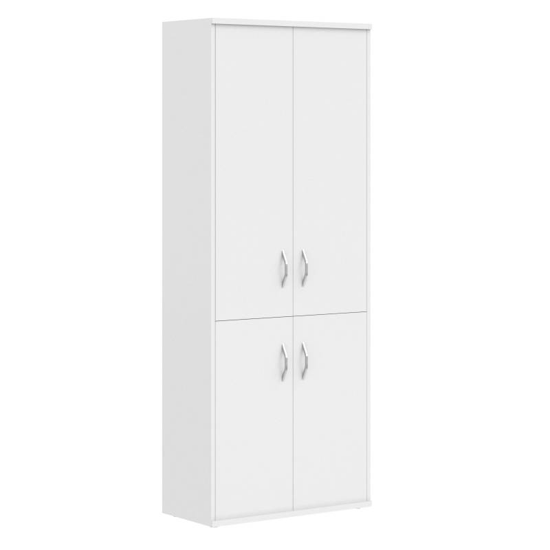 Шкаф с глухими средними и малыми дверми СТ-1.3 Белый 770*365*1975  главное фото