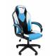 Игровое кресло Chairman Game 17 Россия экокожа черный/голубой/белый главное фото в маленьком размере